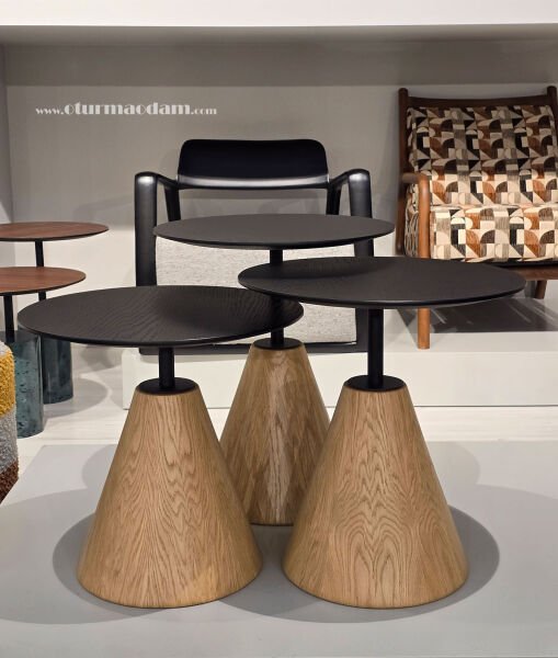 Meşe Mantar Zigon Sehpa