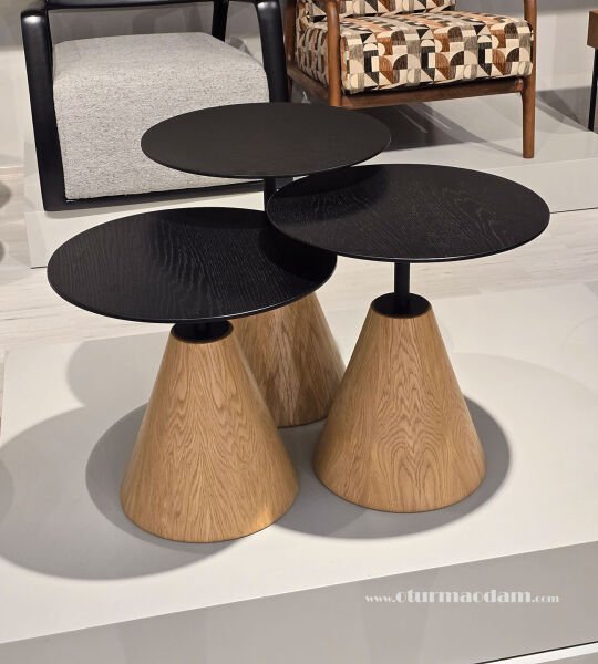 Meşe Mantar Zigon Sehpa