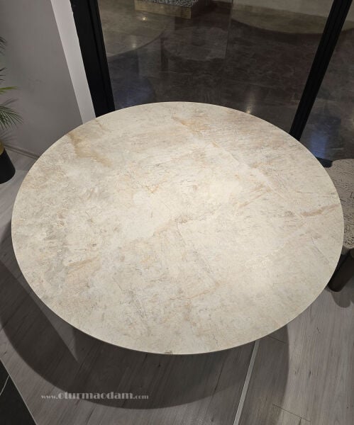 150 cm Çap Seramik Masa
